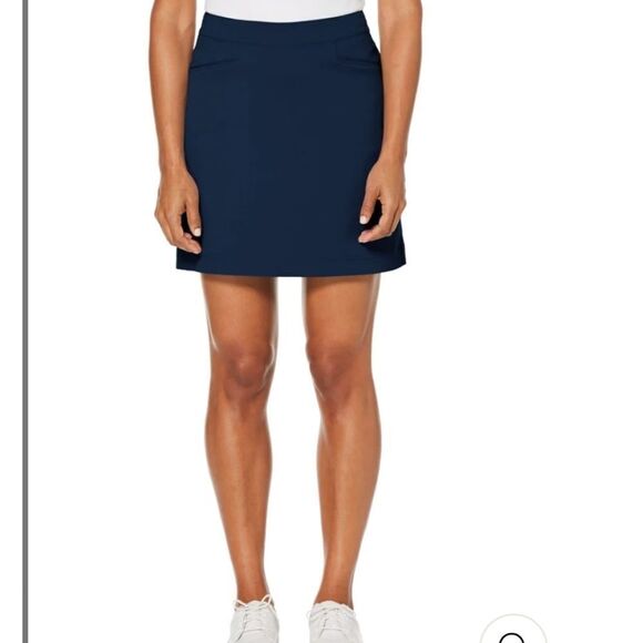 New PGA TOUR APPAREL Women's 17" Stretch Woven Golf Skort Navy blue size 4 - Picture 1 of 5